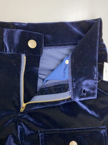 X-girl / VELOUR CARGO PANTS/S/ポリエステル/NVY/無地/105243031017// X-girl(エックスガール) / ボトム/S/ポリエステル/NVY/105243031017