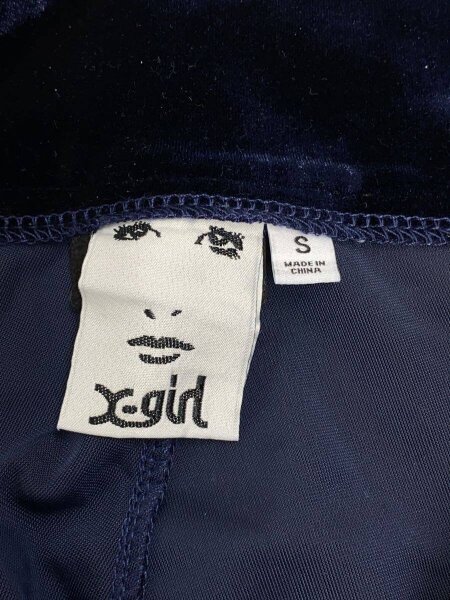 X-girl(エックスガール) / ボトム/S/ポリエステル/NVY/105243031017
