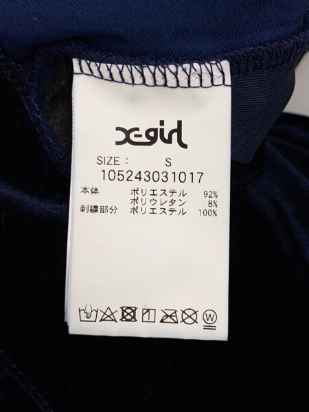 X-girl(エックスガール) / ボトム/S/ポリエステル/NVY/105243031017