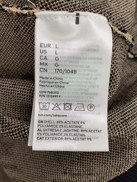 rokh ×  / カーディガン(薄手)/L/--/マルチカラー/チェック// rokh(ロク) / カーディガン(薄手)/L/--/マルチカラー/チェック