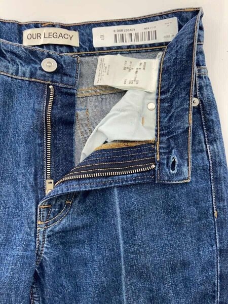 OUR LEGACY(アワーレガシー) / MIDBLUE CREASE DENIM 70s CUT JEANS