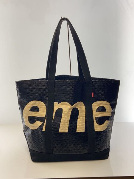 Supreme(シュプリーム) / 20SS RAFFIA TOTE/トートバッグ/--/BLK 