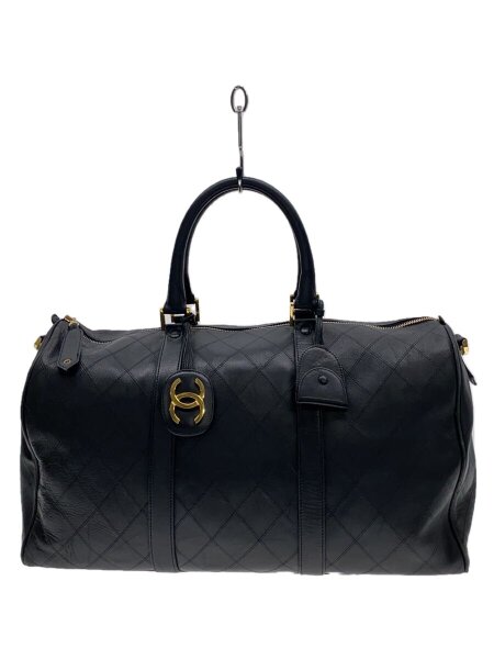 CHANEL(シャネル) / ビコローレ/ボストンバッグ/レザー/BLK | 中古品の 