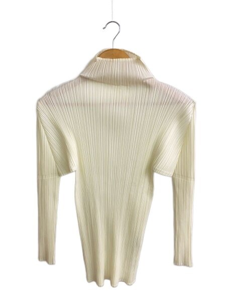 希少柄✨ミーイッセイミヤケ　プリーツ長袖ブラウス　ハイネック　アロハ柄　ハワイ 希少柄✨ミーイッセイミヤケ プリーツ長袖ブラウス ハイネック アロハ