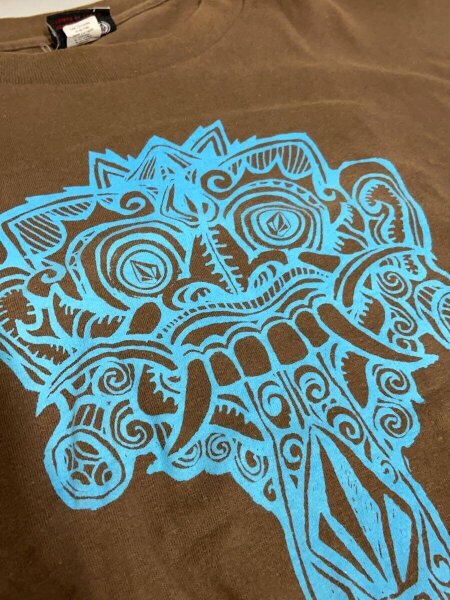 VOLCOM(ヴォルコム) / 90s/メキシコ製/Tシャツ/XL/コットン/BRW 