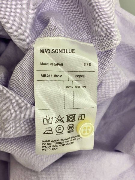 MADISONBLUE(マディソンブルー) / 半袖シャツ/XS/コットン/PUP/MB-211 