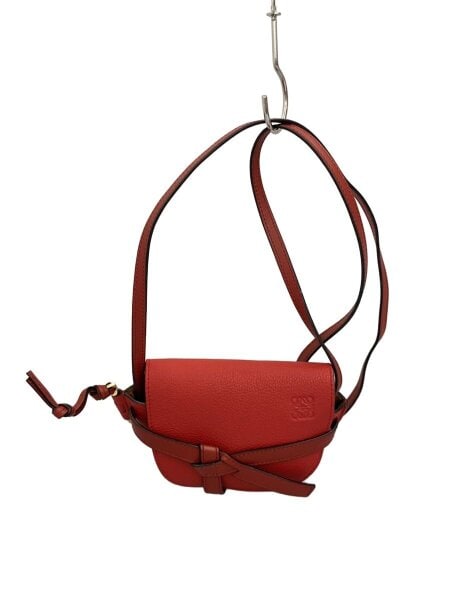 LOEWE(ロエベ) / ミニゲートショルダーバッグ/レザー/RED | 中古品の 