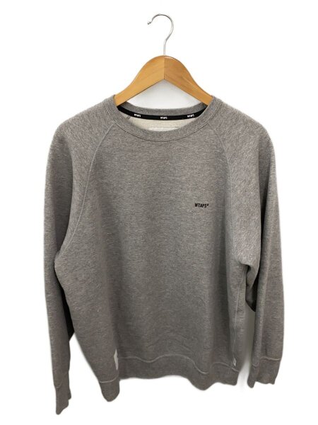 WTAPS(ダブルタップス) / スウェット/1/コットン/GRY/無地/242ATDT 