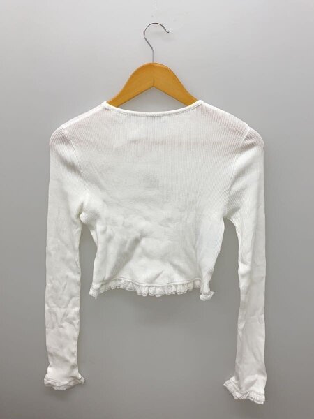 MIU MIU(ミュウミュウ) / 22SS/ロゴ/レースニット/クロップド/長袖 
