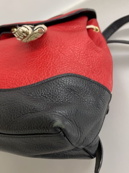 COACH(コーチ) / バイカラーリュック/レザー/RED/f87676// | 中古品の