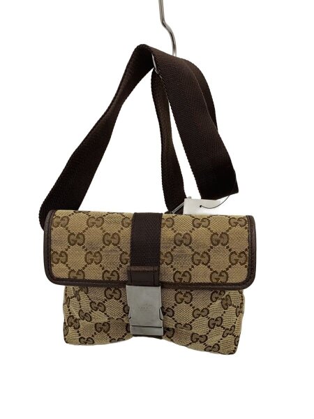 GUCCI(グッチ) / ウエストバッグ_GGキャンバス/キャンバス/BRW/総柄