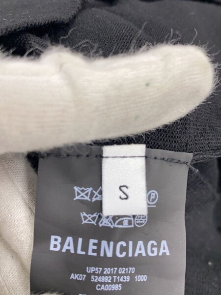 BALENCIAGA(バレンシアガ) / クルーネックニット/S/ウール/BLK/524992