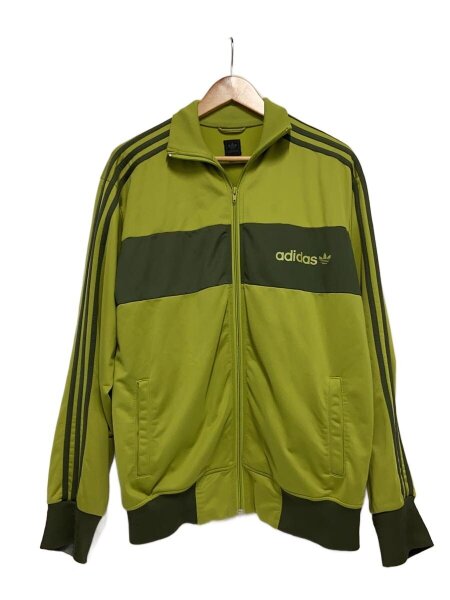 90s  EQUIPMENT トラックジャケット 黄×緑 S ロゴ adidas(アディダス) / 90s/ジャージ/XL/ポリエステル/GRN | 古着の販売