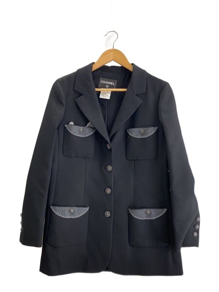CHANEL(シャネル) / テーラードジャケット/44/ウール/BLK/P33933V24427
