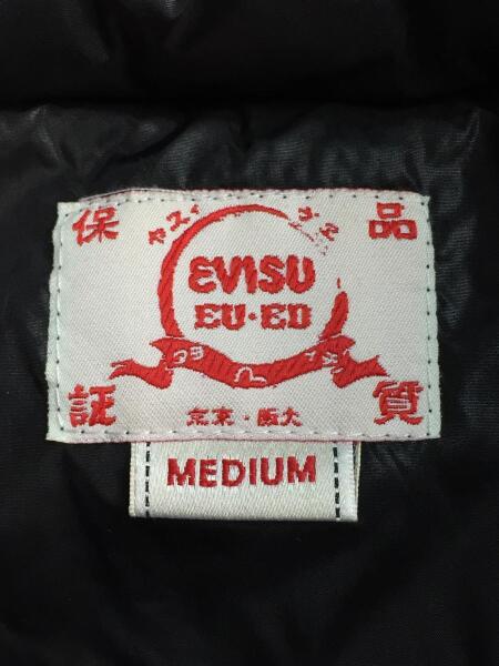 EVISU(エヴィス) / ダウンベスト/M/ポリエステル/BLK/フード | 古着の