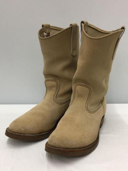 RED WING(レッドウィング) / ペコスブーツ/US8.5/BEG/スウェード/8156 