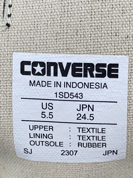 CONVERSE(コンバース) / ハイカットスニーカー/24.5cm/IDG/デニム