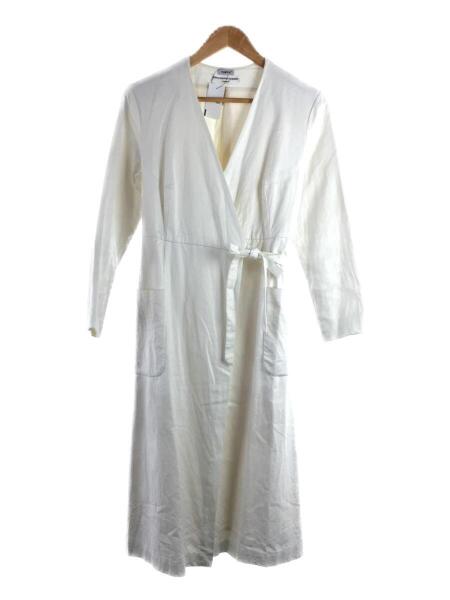 Yaeca ヤエカ Cache Coeur Onepiece カシュクールワンピース S コットン Wht セカンドストリート 衣類 家具 家電等の買取と販売ならセカンドストリート お問い合わせ番号