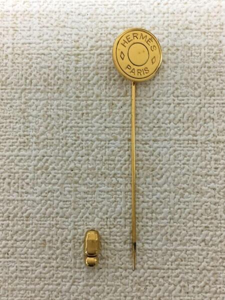 希少 エルメス HERMES セリエ シェル ブローチ ラペルピン ゴールド 希少 エルメス HERMES セリエ シェル ブローチ ラペルピン ゴールド