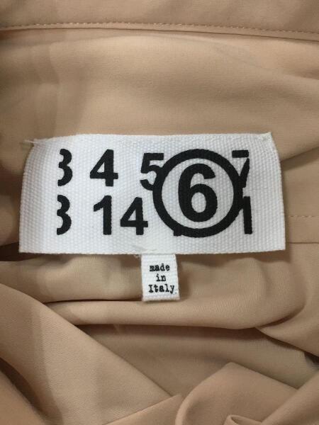 MM6(エムエムシックス) / 長袖ブラウス/36/ナイロン/BEG/無地