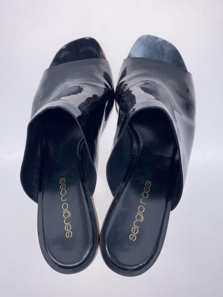 sergio rossi(セルジオロッシ) / サンダル/35.5/BLK/エナメル | 中古品 