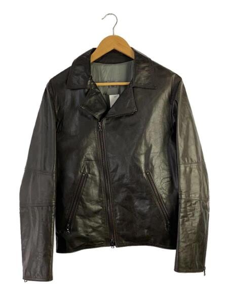 希少　m0851　アニリン　シングル　ライダース　軽量　薄手レザー　ブラック　黒 希少 m0851 アニリン シングル ライダース 軽量 薄手レザー ブラック