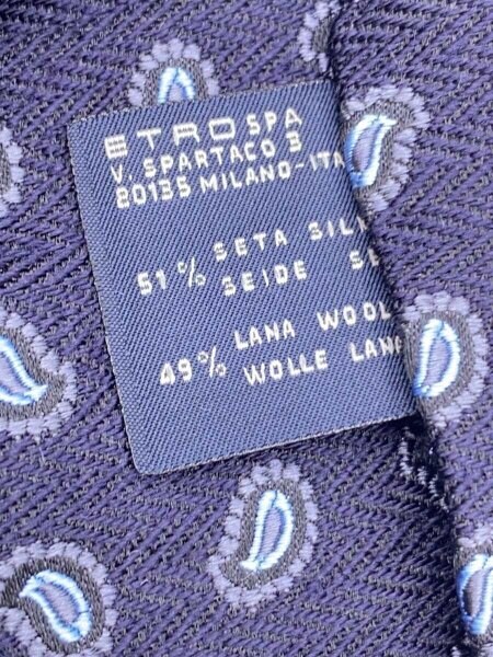 ETRO(エトロ) / ネクタイ/シルク/NVY/総柄/メンズ// | 中古品の販売 