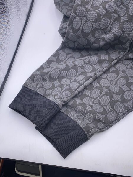 COACH(コーチ) / シグネチャージップパーカー/M/コットン/GRY/総柄