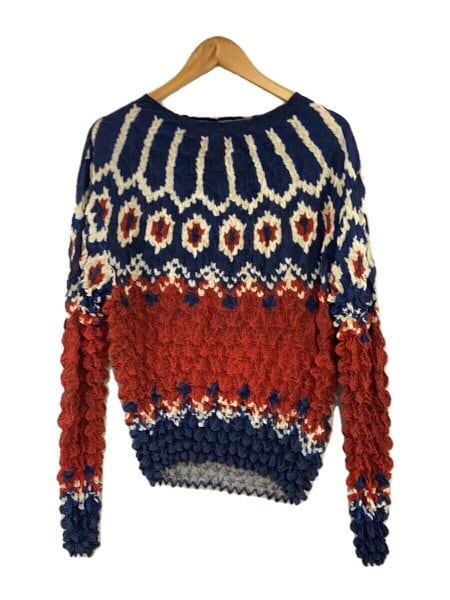 MASU(エムエーエスユー) / 22AW/POPCORN NORDIC SWEATER/48 