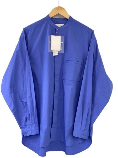 WHITE MOUNTAINEERING / WIDE GUSSET SLEEVE SHIRT/長袖シャツ/2/ポリエステル/BLU/RW2573102 WHITE MOUNTAINEERING(ホワイトマウンテニアリング) / WIDE GUSSET