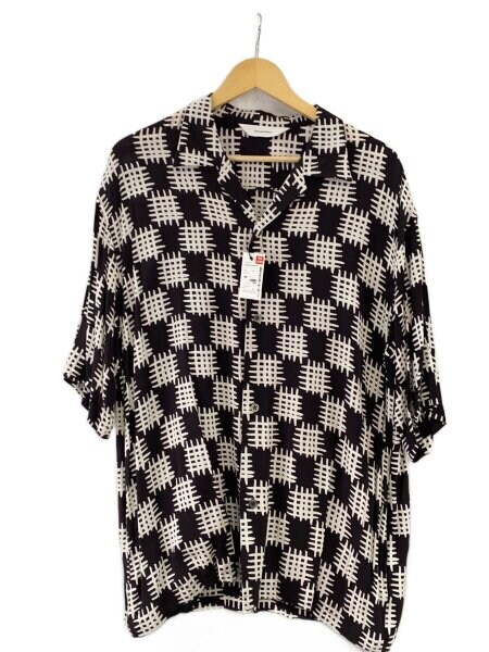 トップス サスクワッチファブリックス DOMAN OPEN COLLAR H/SSHIRT