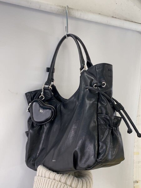 STAND OIL(スタンドオイル) / Breezy/バッグ/レザー/BLK/無地 | 中古品 