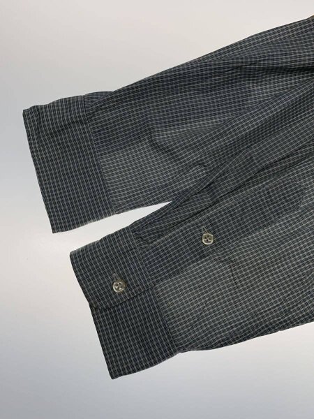 RRL 三つ星　黒レーヨンシャツ RRL(ダブルアールエル) / 三ツ星/長袖シャツ/XL/コットン/GRN/チェック