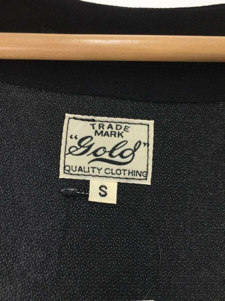 gold(ゴールド) / STRETCH DOUBLE CLOTH CARDIGAN/S/ブラック/GL14809 