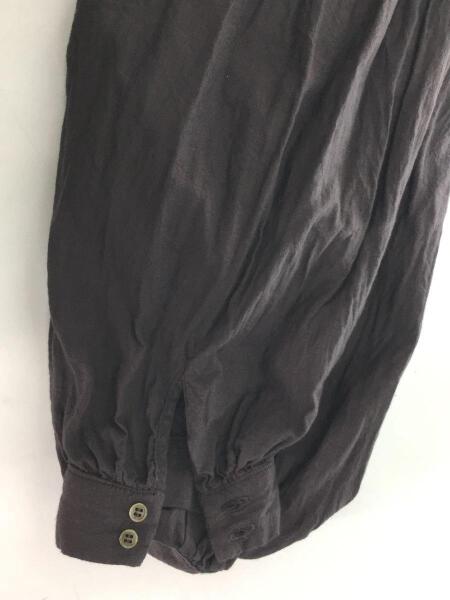 Gauze#(ガーゼ) / バンドカラー/長袖ワンピース/FREE/--/GRY | 古着の