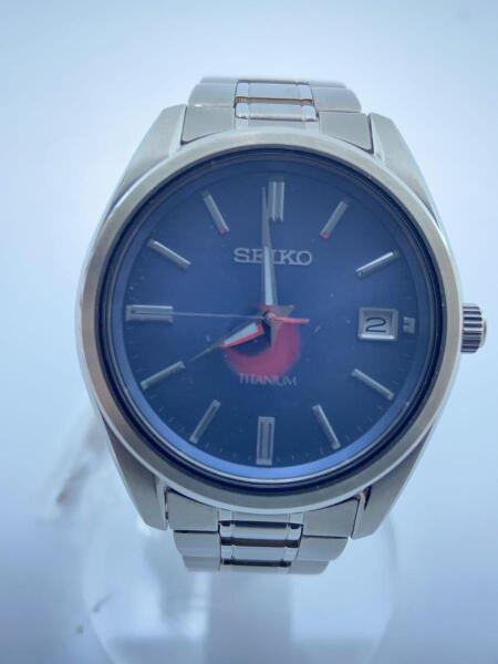 SEIKO(セイコー) / クォーツ腕時計/アナログ/チタン/BLU/SLV/チタン 