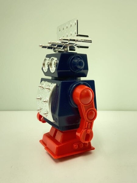 堀川玩具　マシンロボット(ギアロボット) ブリキ　ゼンマイ式　ヴィンテージ その他ブランド(ソノタブランド) / 堀川/レーダーロボット/ゼンマイ式