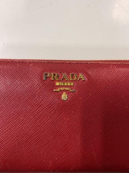 PRADA(プラダ) / 長財布/PVC/RED/無地/レディース/IML506 | 中古品の 