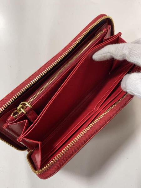 PRADA(プラダ) / 長財布/PVC/RED/無地/レディース/IML506 | 中古品の 