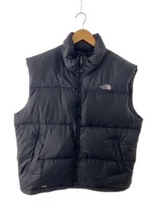 美品 希少 90s ノースフェイス ダウンベスト 黒 プリマロフト ブラック THE NORTH FACEのダウンベスト検索結果|古着・中古品の通販サイト セカンド