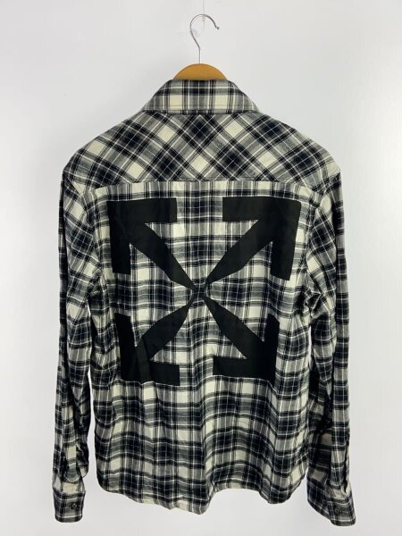 OFF-WHITE(オフホワイト) / ネルシャツ/M/コットン/BLK/チェック