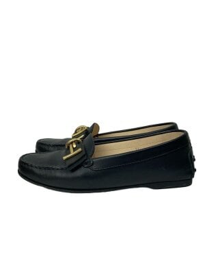 TOD'S(トッズ) / Tロゴチャームタッセルローファー/37/BRW/レザー