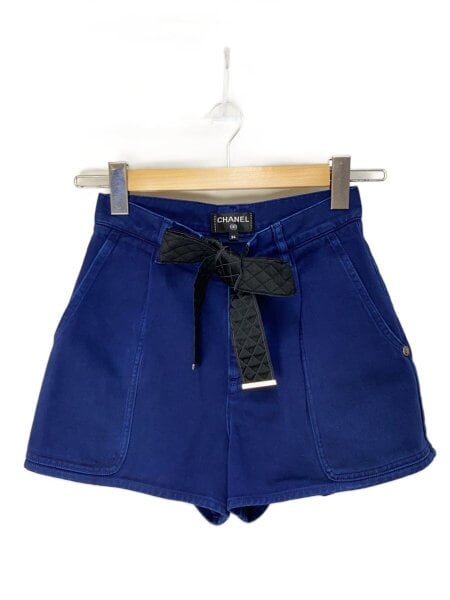 CHANEL(シャネル) / ショートパンツ/34/コットン/BLU/P58413V44378