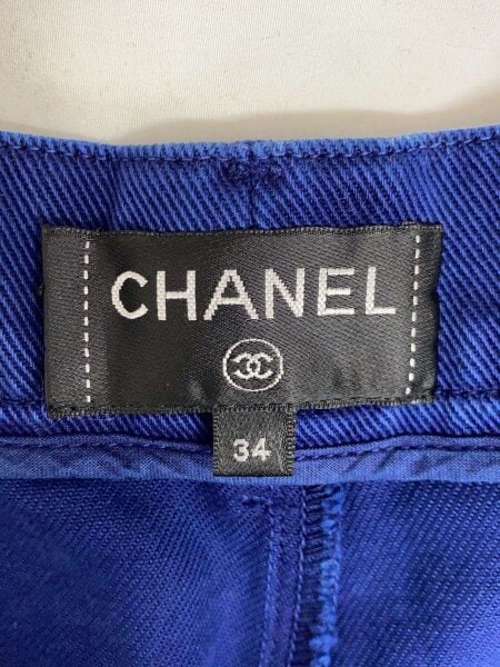 CHANEL(シャネル) / ショートパンツ/34/コットン/BLU/P58413V44378