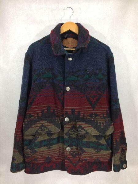 Woolrich(ウールリッチ) / ウールジャケット/M/ウール/NVY/総柄/USA製 