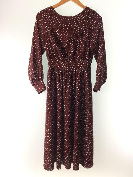 IENA 水玉模様 ロングワンピース 長袖