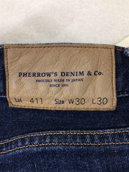 PHERROW’S / ストレートパンツ/30/デニム/IDG/100wp PHERROW'S(フェローズ) / ストレートパンツ/30/コットン/IDG/LOT411