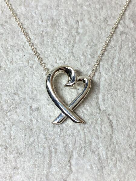 TIFFANY&Co.(ティファニー) / ネックレス/トップ有/シルバー/ハート/箱 