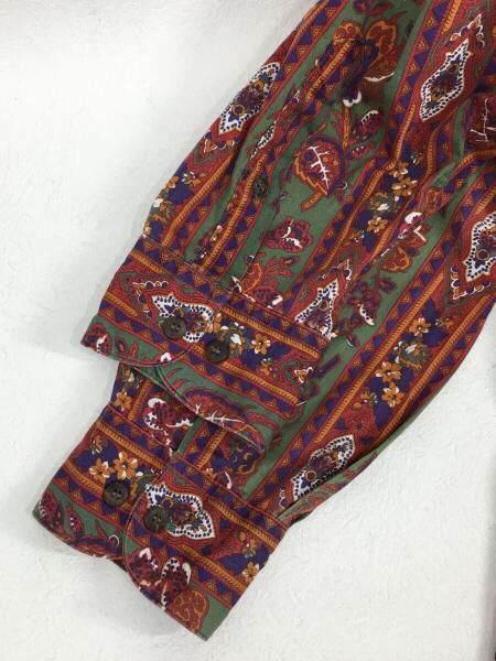 GAP(ギャップ) / 長袖シャツ/L/コットン/赤/レッド/総柄/ペイズリー