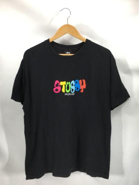 STUSSY(ステューシー) / Tシャツ/L/コットン/ブラック/プリント 